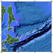 2012年08月14日鄂霍次克海 M7.2级地震图集_震中在局部地图中的位置2