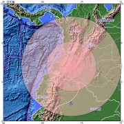 2012年10月01日哥伦比亚 M7.4级地震图集_震中附近烈度分布