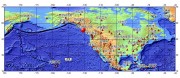 2012年10月28日夏洛特皇后群岛地区7.7级地震图集_震中在局部地图中的位置