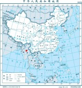 2012年11月11缅甸7.0级地震图集_震中在局部地图中的位置