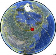 2013年02月14日俄罗斯M7.3级地震图集_震中在地球上的位置