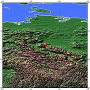 2013年02月14日俄罗斯M7.3级地震图集_震中在局部地图中的位置2