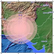 09月24日巴基斯坦M7.8级地震图集_震中附近加速度分布