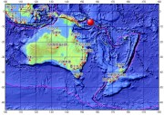 04月19日巴布亚新几内亚7.6级地震应急数据产品综合图集_震中在局部地图中的位置