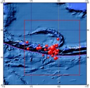 06月24日拉特群岛7.9级地震应急数据产品综合图集_震中周边（10°×10°）过去1年3级以上地震分布图