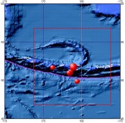 06月24日拉特群岛7.9级地震应急数据产品综合图集_震中周边（10°×10°）过去1年5级以上地震分布图