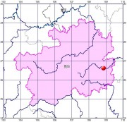 3月30日贵州省黔东南苗族侗族自治州剑河县M5.5级地震应急数据产品综合图集_震中在局部地图中的位置