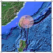 04月20日台湾花莲县附近海域6.4级地震图集_震中附近烈度分布