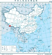 05月12日尼泊尔7.5级地震图集_震中在局部地图中的位置