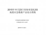 11月23日青海祁连5.2级地震应急数据产品综合图集
